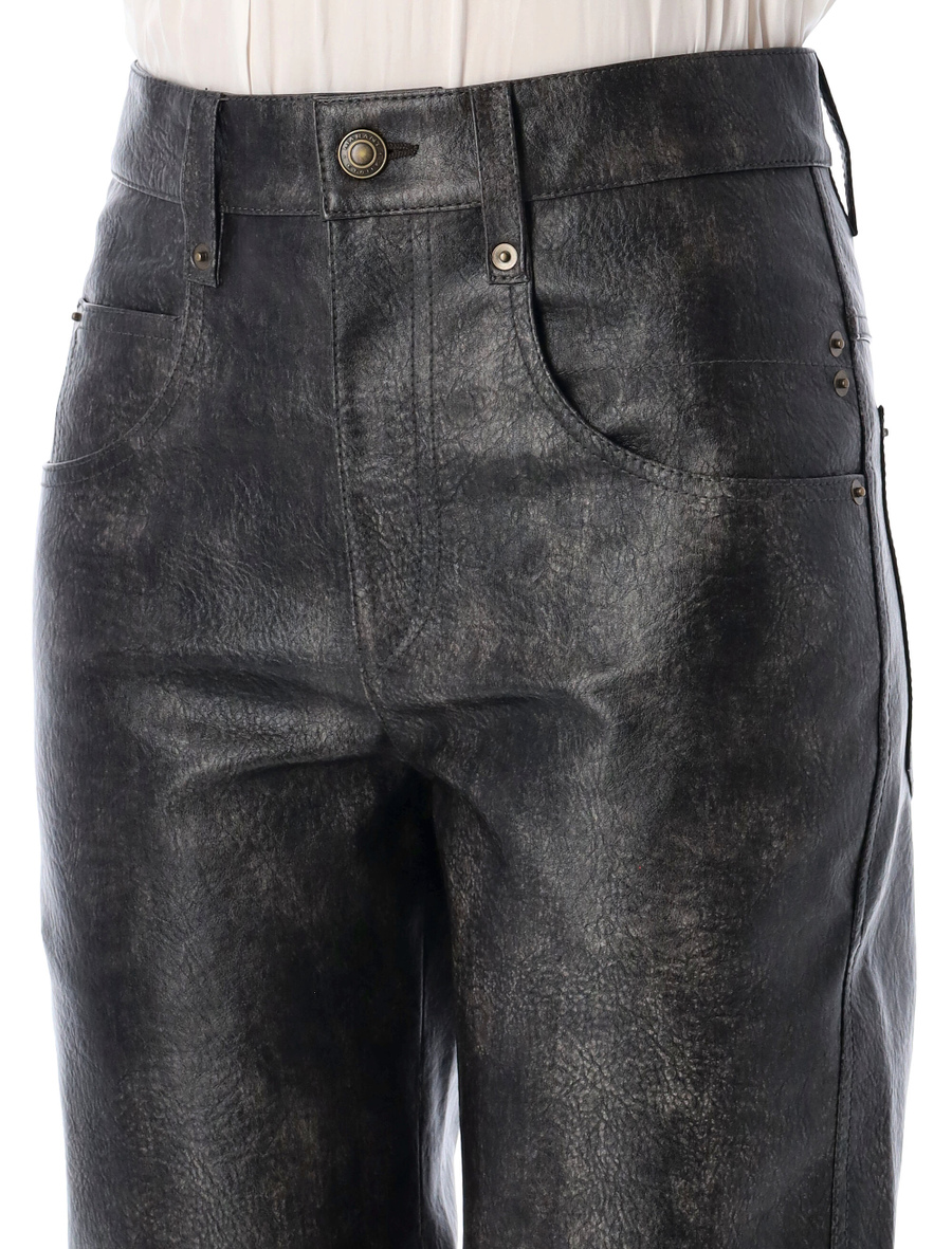 Coralea faux leather pants - Spazio Pritelli