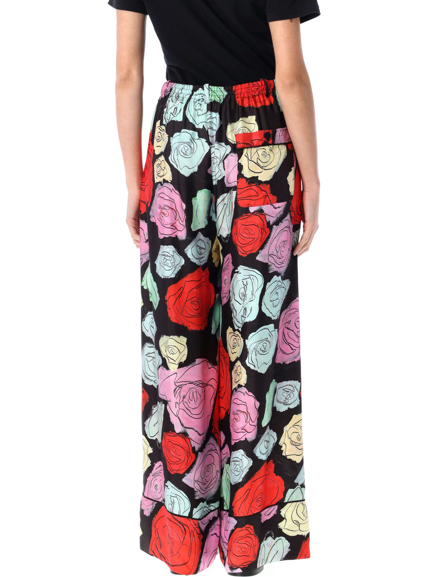 Orion print palazzo trousers - Spazio Pritelli