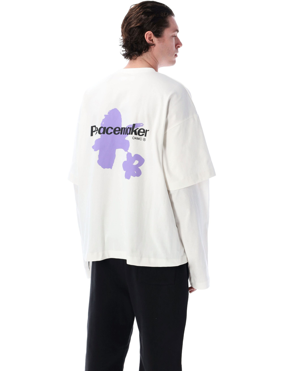 Peacemaker painted double layer boxy t-shirt - Spazio Pritelli