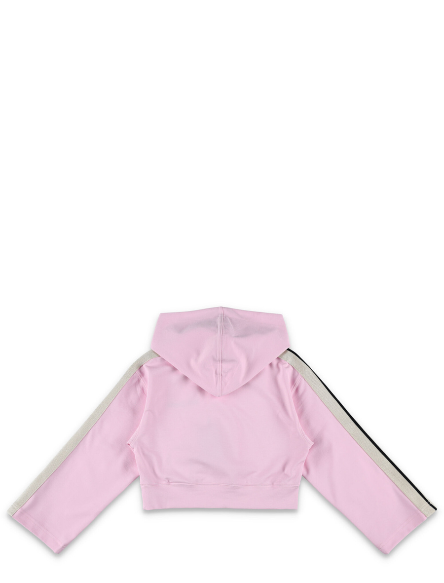 Kid - Track cropped hoodie - Spazio Pritelli