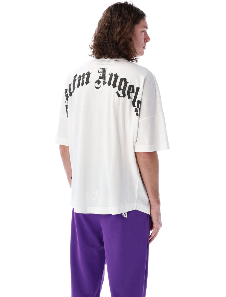 Curved logo t-shirt - Spazio Pritelli