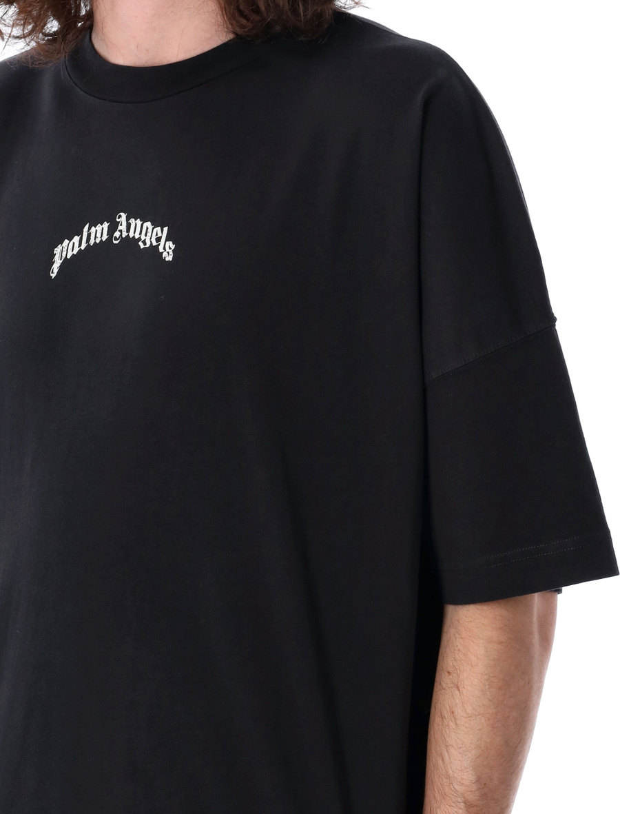 Curved logo t-shirt - Spazio Pritelli