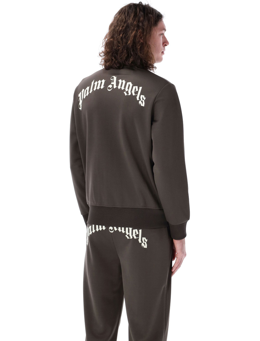 Curved logo track jacket - Spazio Pritelli