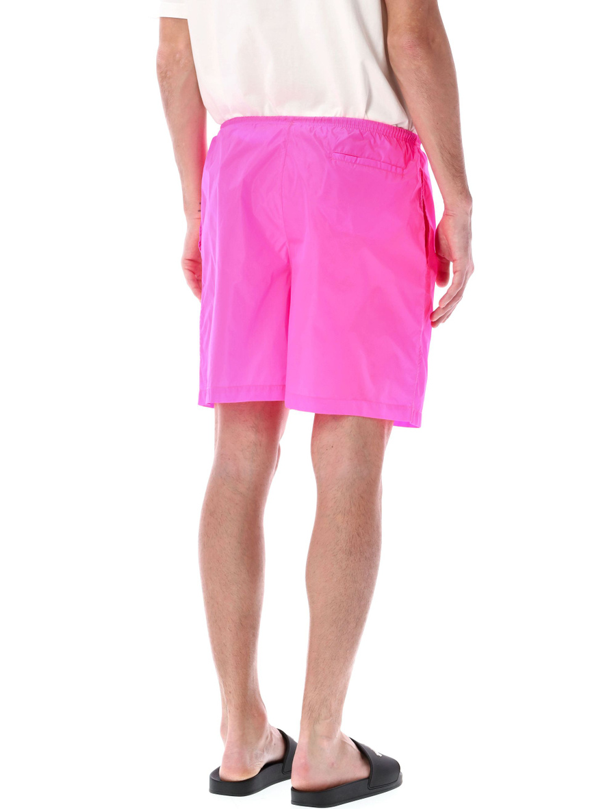Curved logo swim shorts - Spazio Pritelli