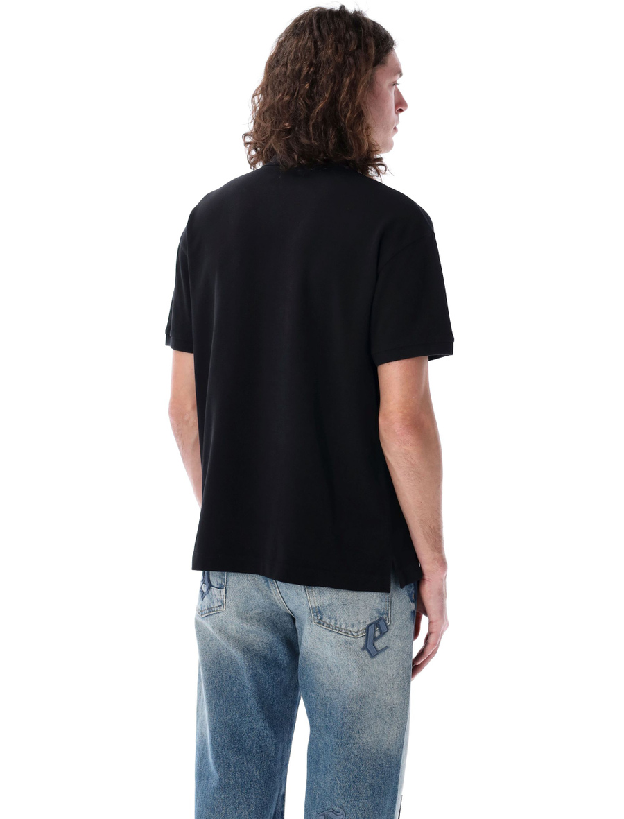 Curved logo polo t-shirt - Spazio Pritelli