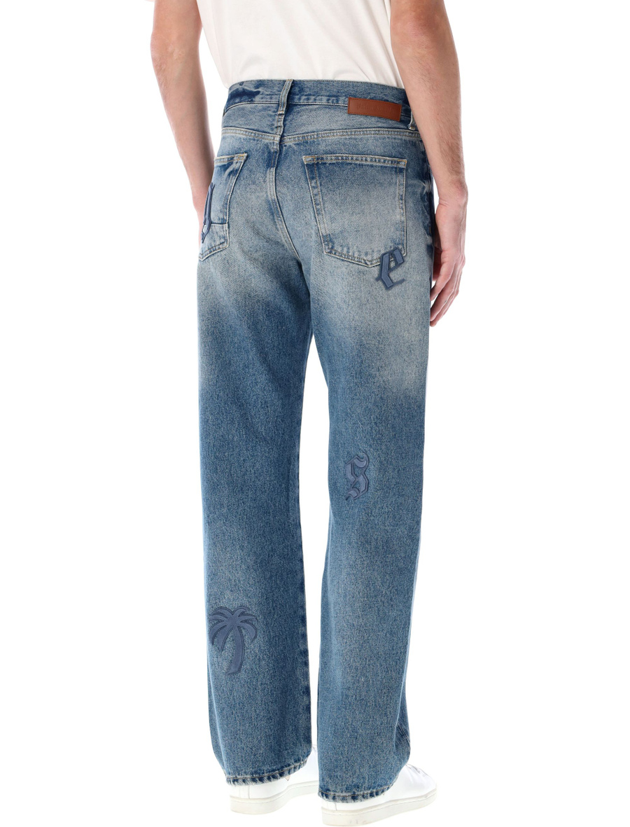 Logo patch jeans - Spazio Pritelli
