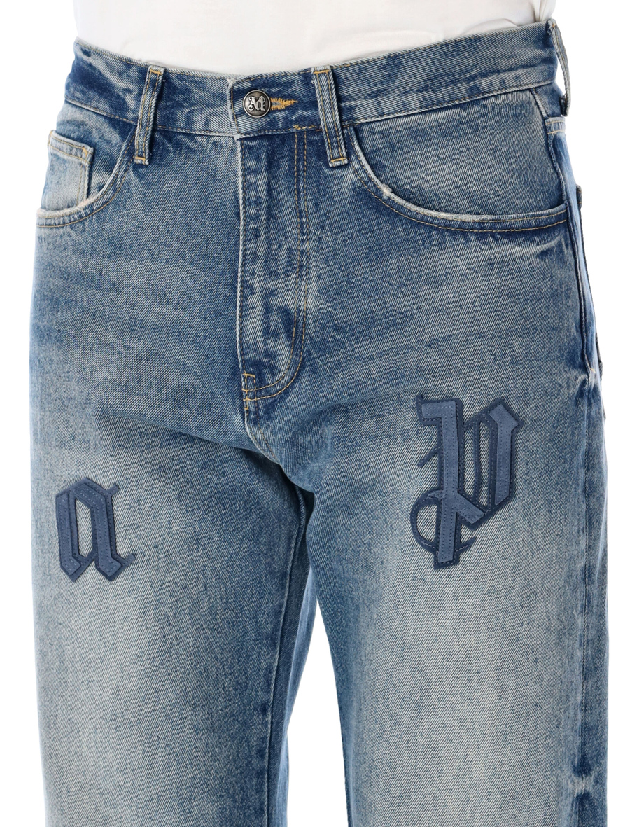 Logo patch jeans - Spazio Pritelli