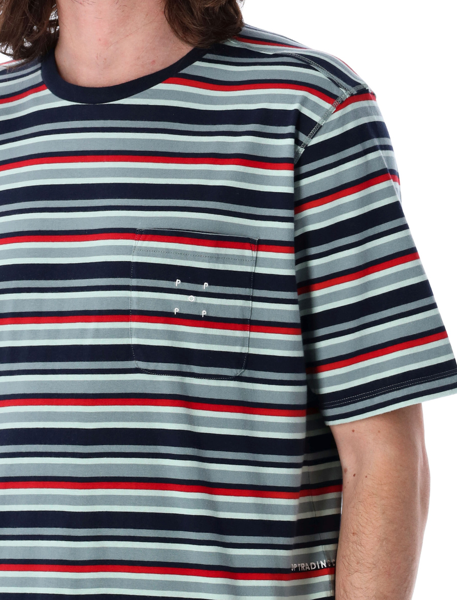 Pop striped pocket t-shirt - Spazio Pritelli