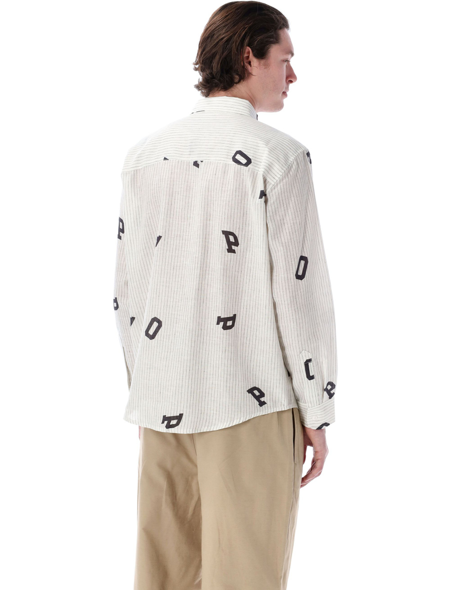 Pop Letters striped shirt - Spazio Pritelli