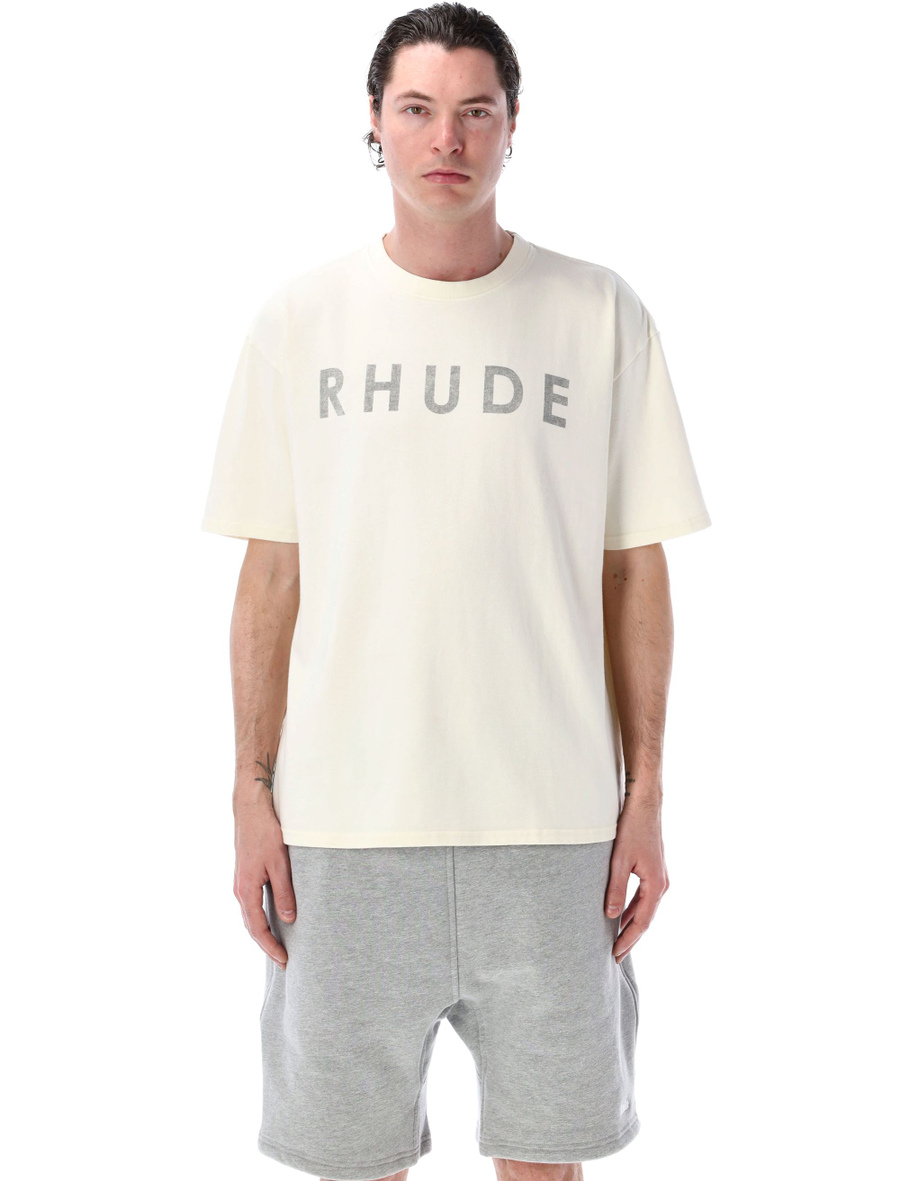 Distressed logo t-shirt - Spazio Pritelli