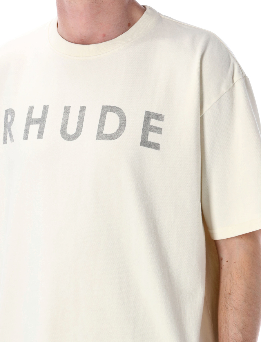 Distressed logo t-shirt - Spazio Pritelli