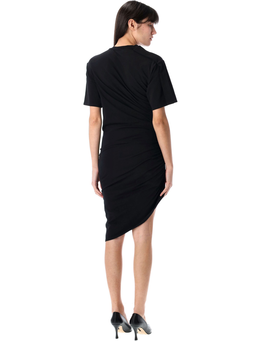 Draped pierced day dress - Spazio Pritelli