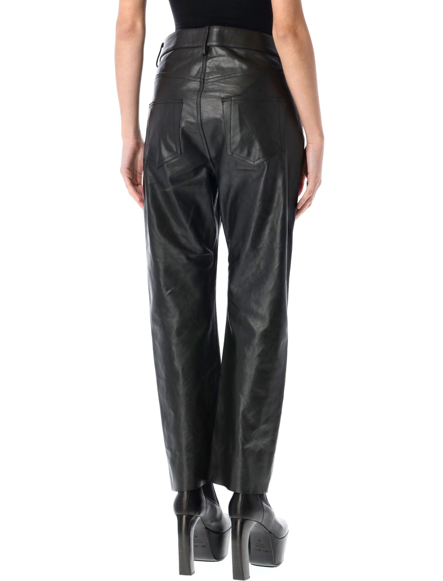 Detroit cut leather pant - Spazio Pritelli