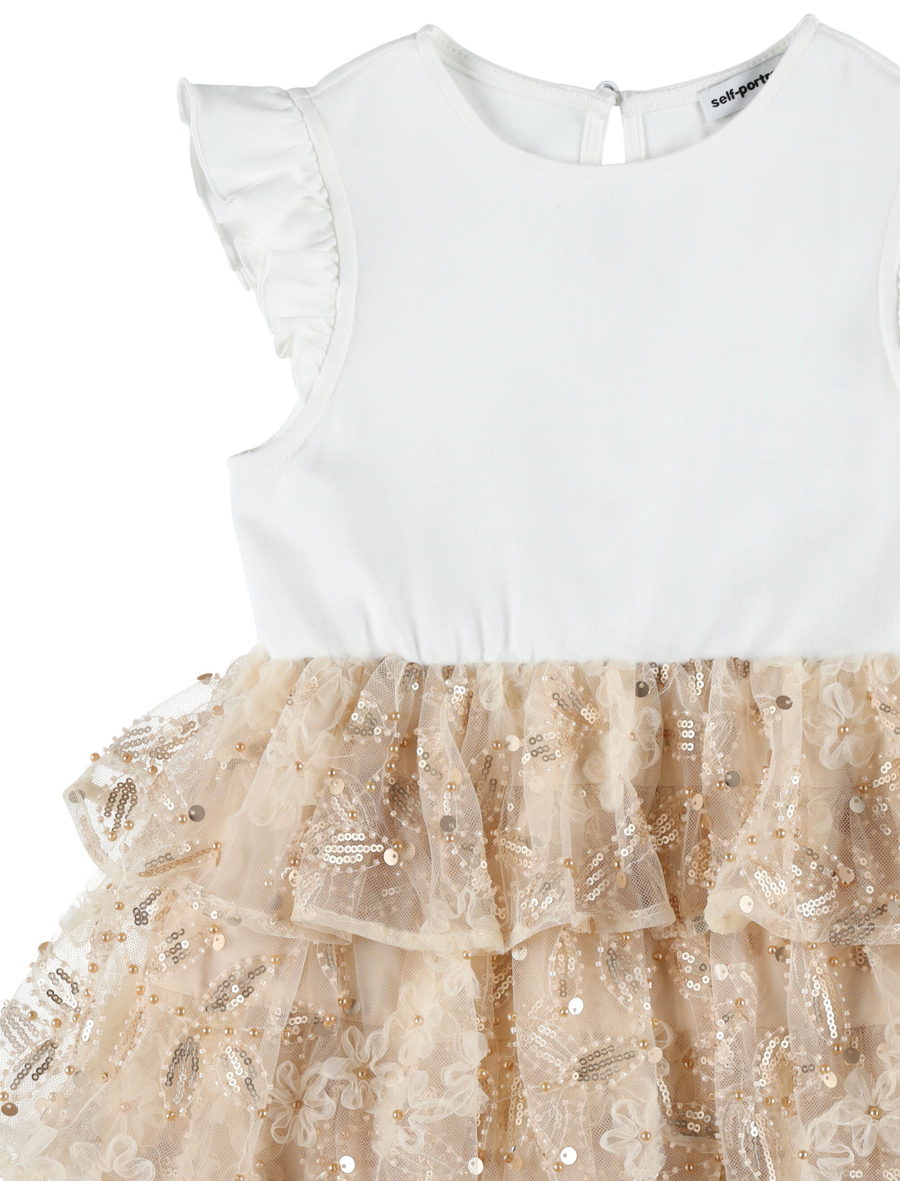 Kid - Jersey Sequin tulle dress - Spazio Pritelli