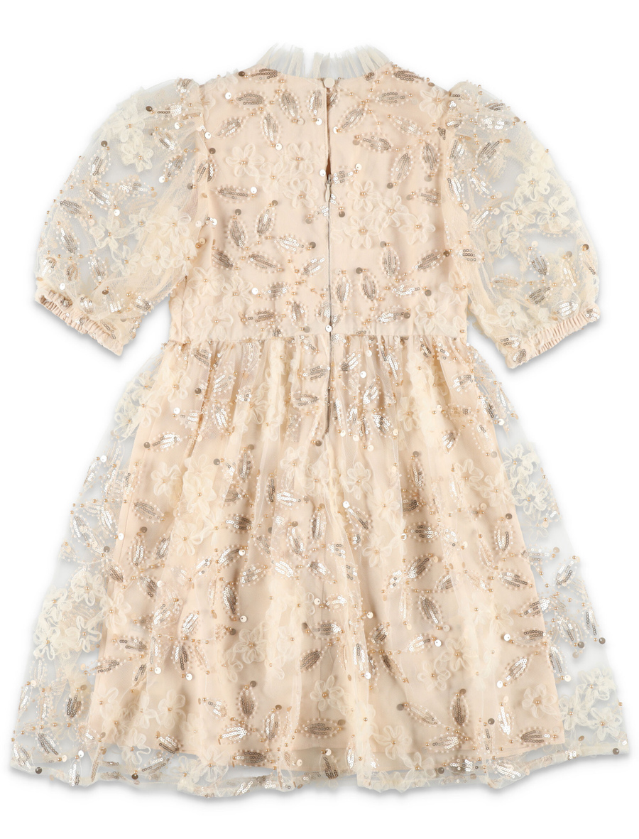 Kid - Sequin tulle dress - Spazio Pritelli