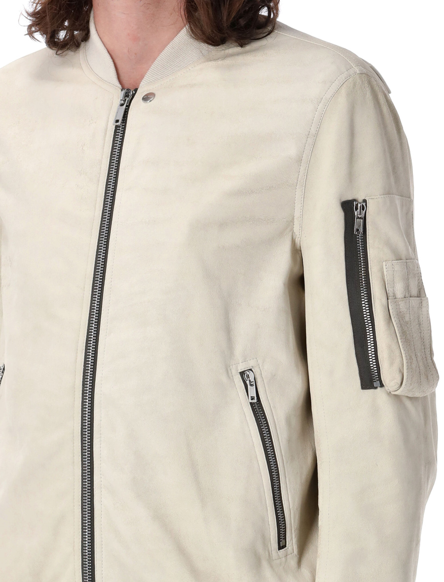 Classic flight lamb leather jacket - Spazio Pritelli