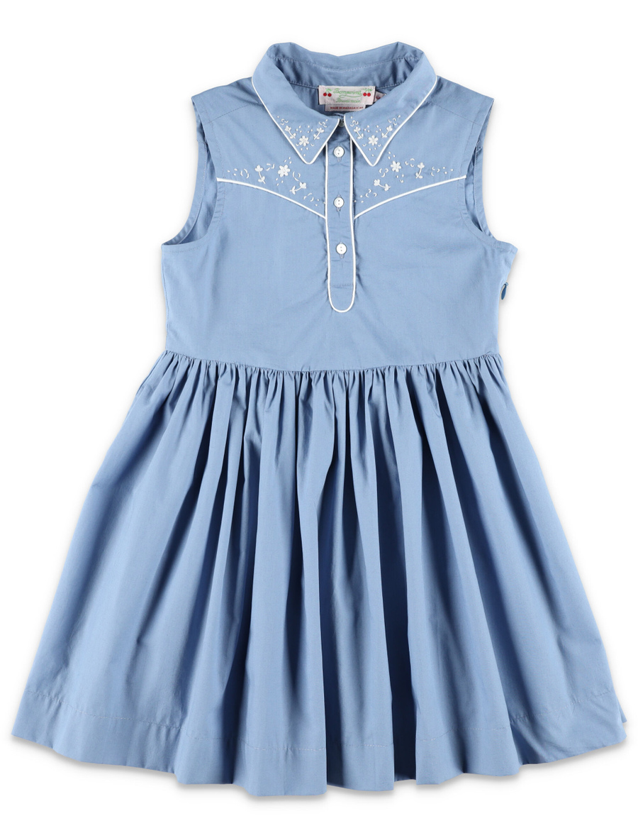 Kid - Ermance embroidered dress - Spazio Pritelli