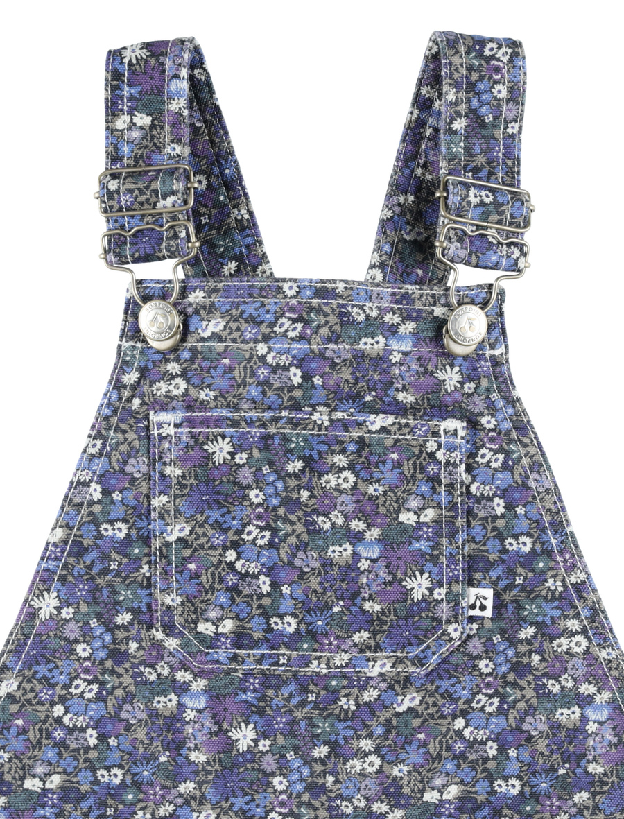 Denim flower overall - Spazio Pritelli