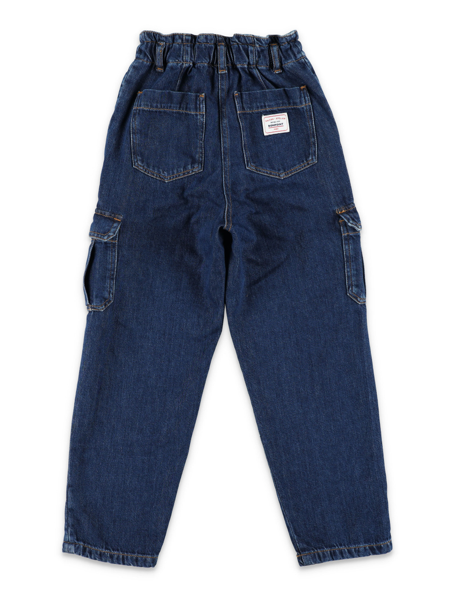 Kid - Denim cargo pants - Spazio Pritelli