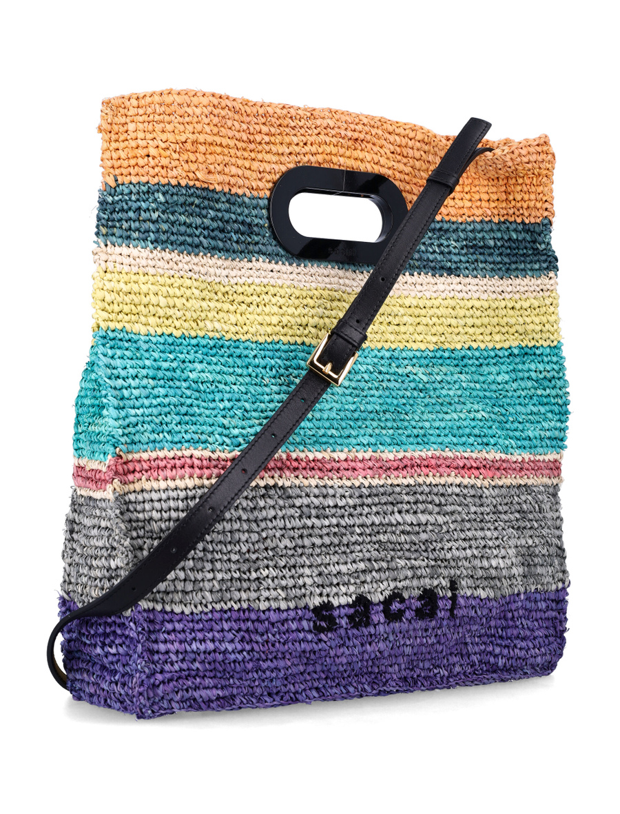 Raffia tote bag - Spazio Pritelli