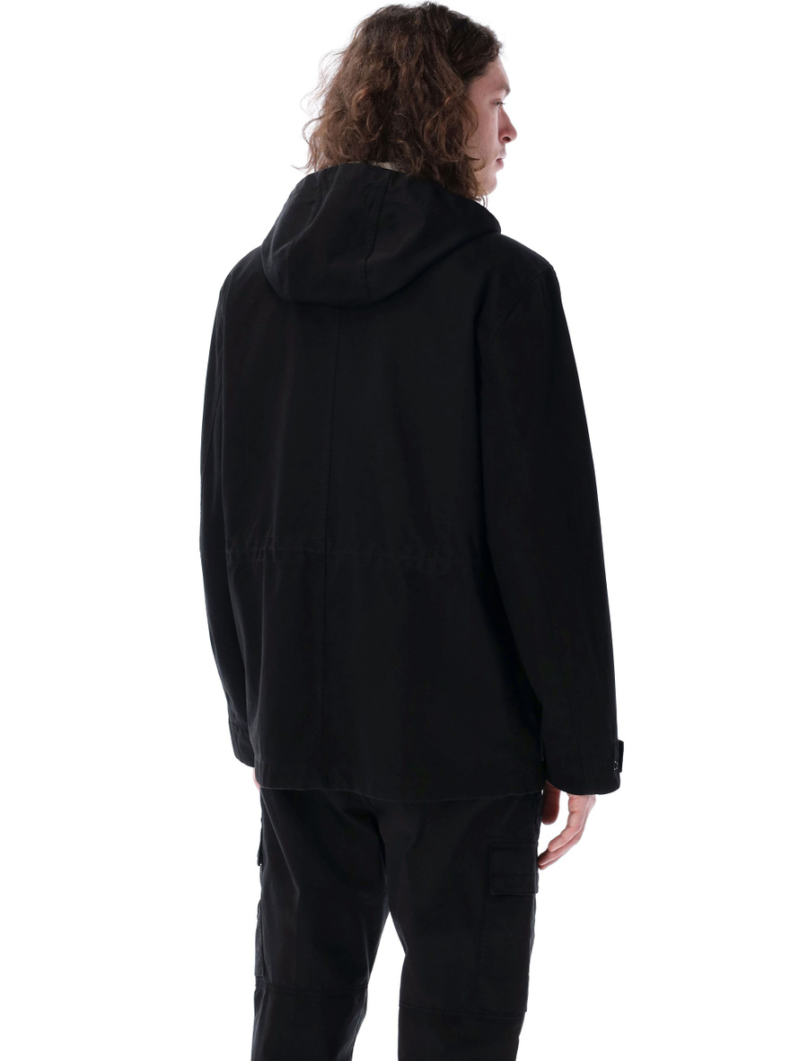 Raso Gommato hooded jacket - Spazio Pritelli