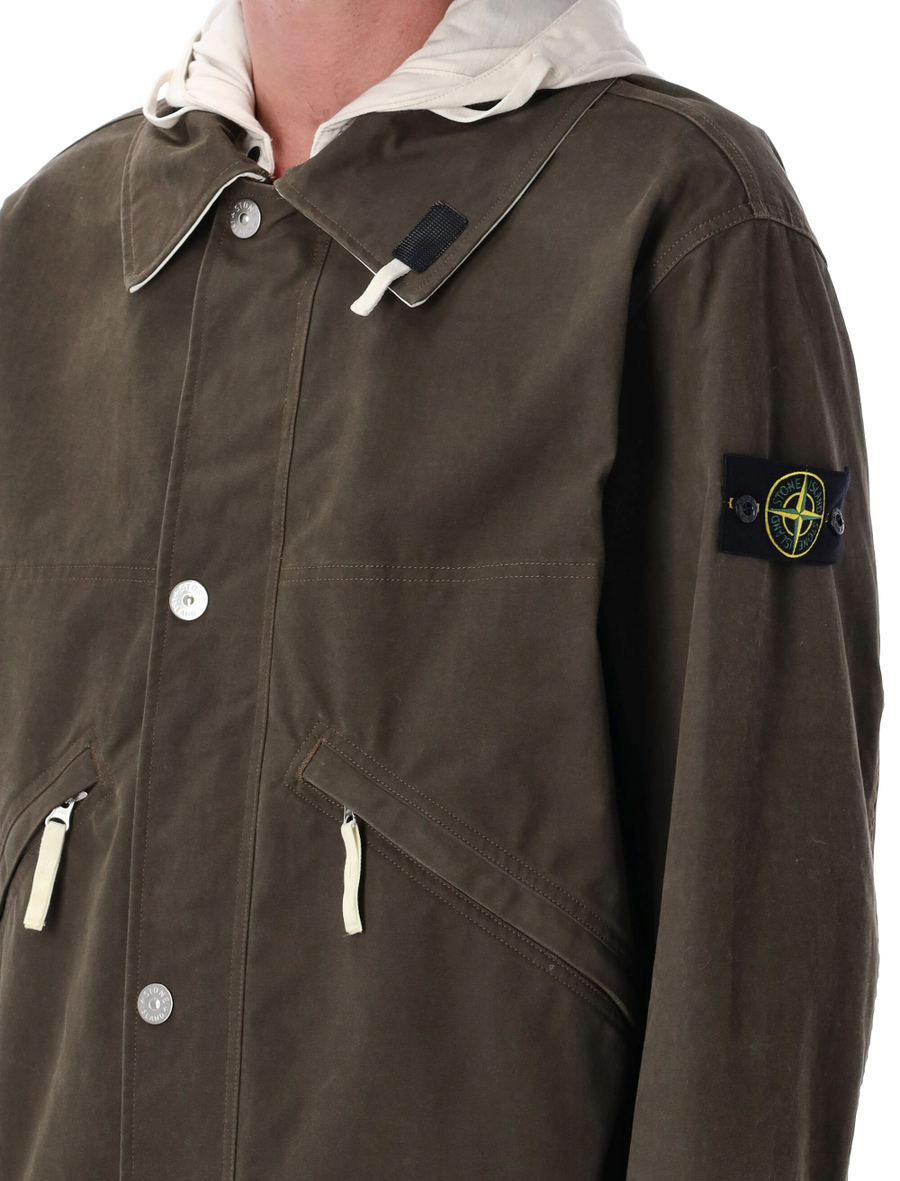 Hooded short parka - Spazio Pritelli