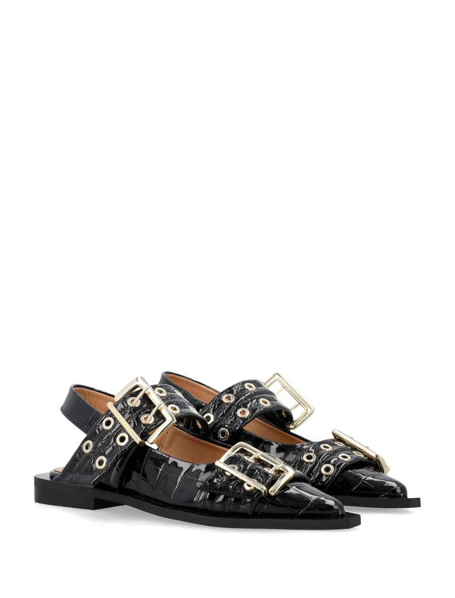 Buckle ballerina croco - Spazio Pritelli