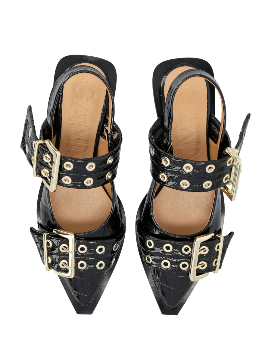 Buckle ballerina croco - Spazio Pritelli