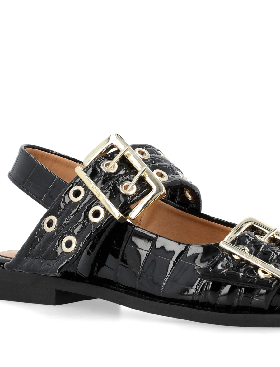 Buckle ballerina croco - Spazio Pritelli