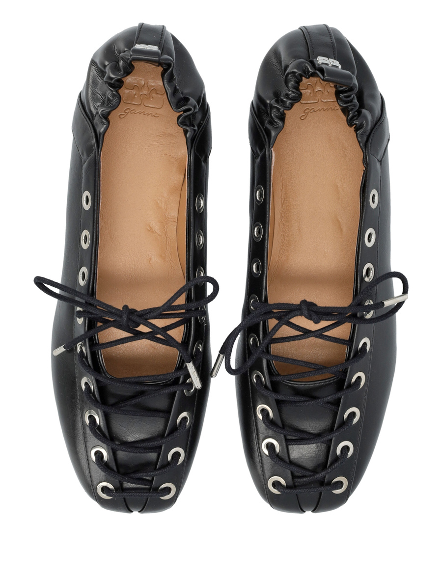 Oleatex Lace-Up ballerinas - Spazio Pritelli