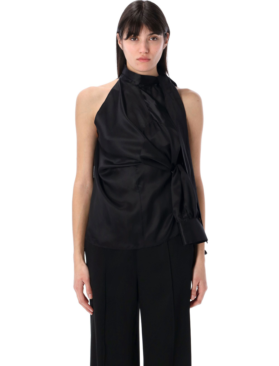 Twist bow shirt - Spazio Pritelli