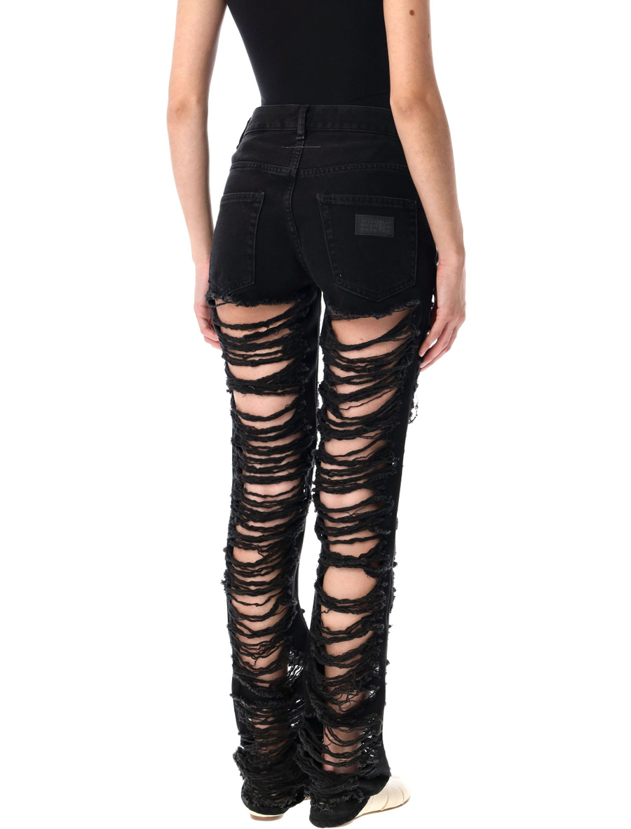 Distressed slim fit jeans - Spazio Pritelli