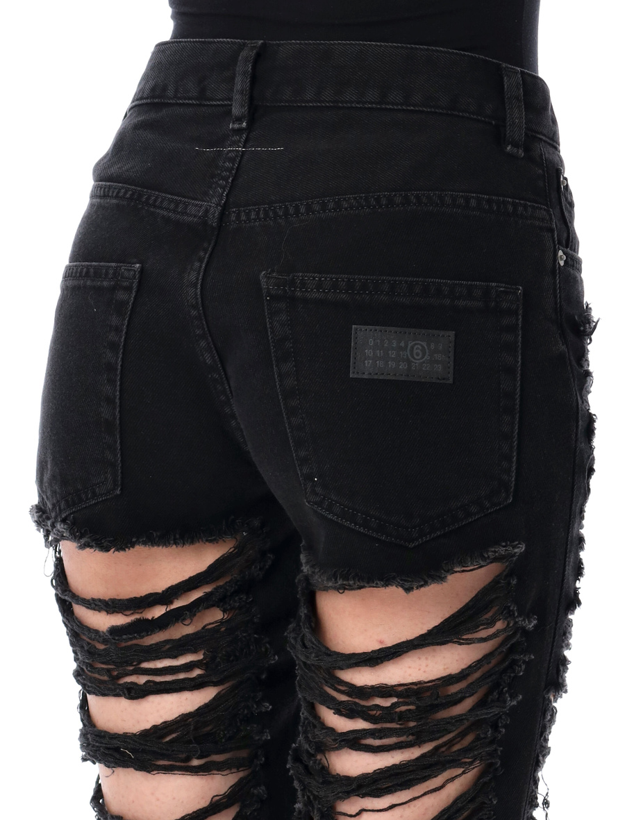 Distressed slim fit jeans - Spazio Pritelli