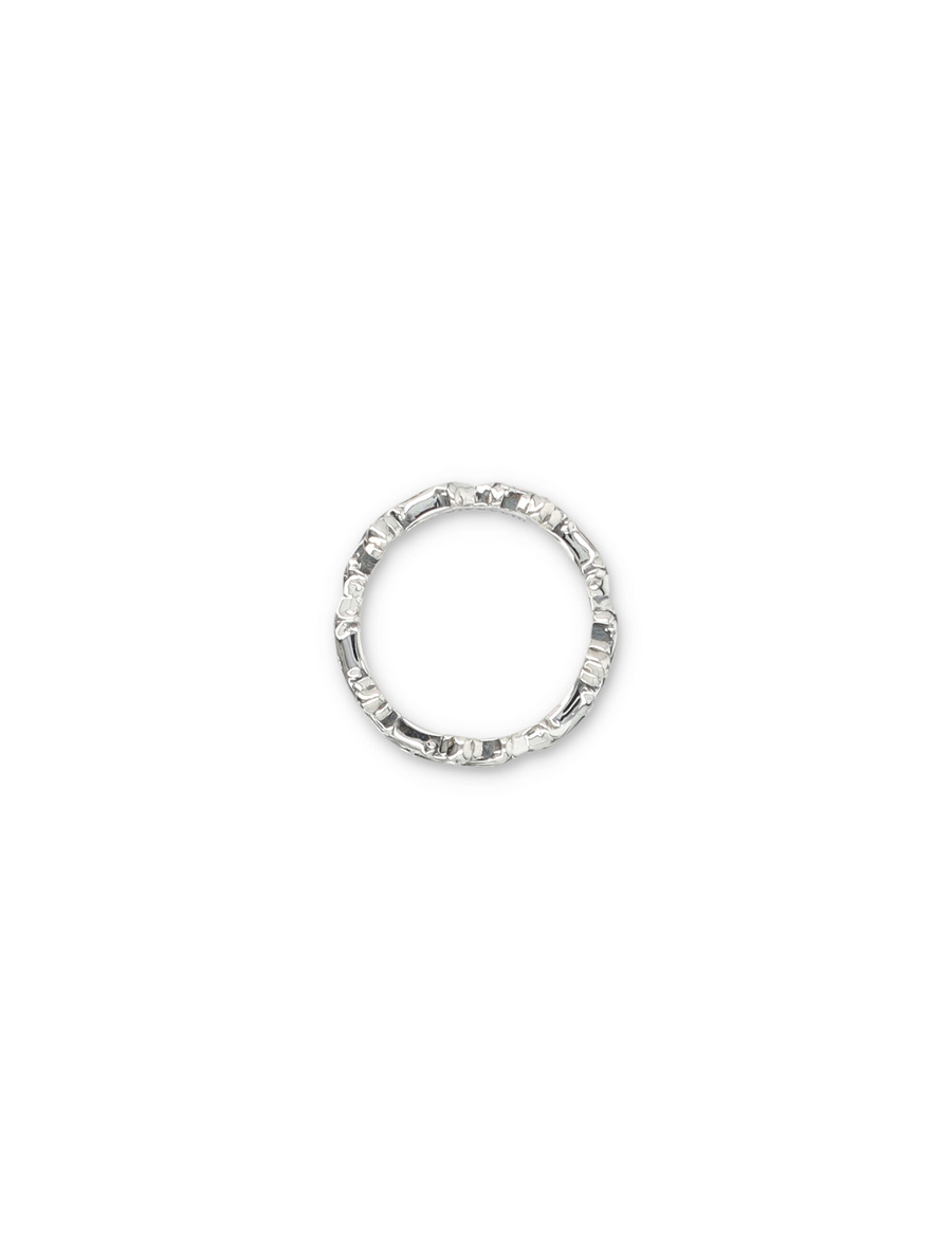 Avelli cross double band ring - Spazio Pritelli