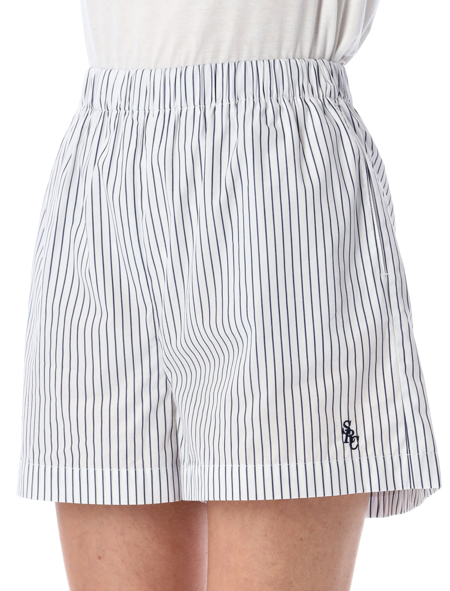 SRC poplin striped shorts - Spazio Pritelli
