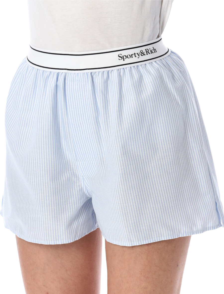 Striped serif logo oxford boxer - Spazio Pritelli