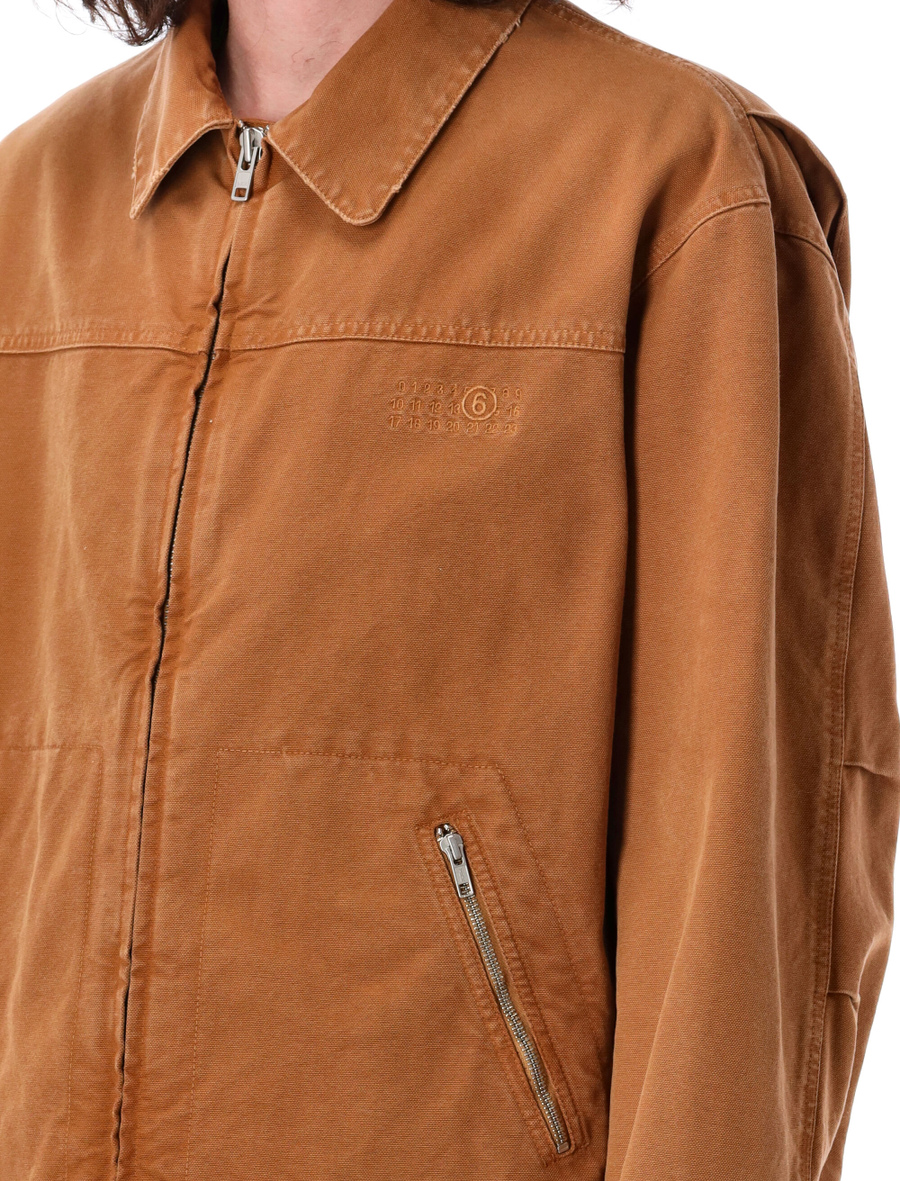 Cotton canvas jacket - Spazio Pritelli