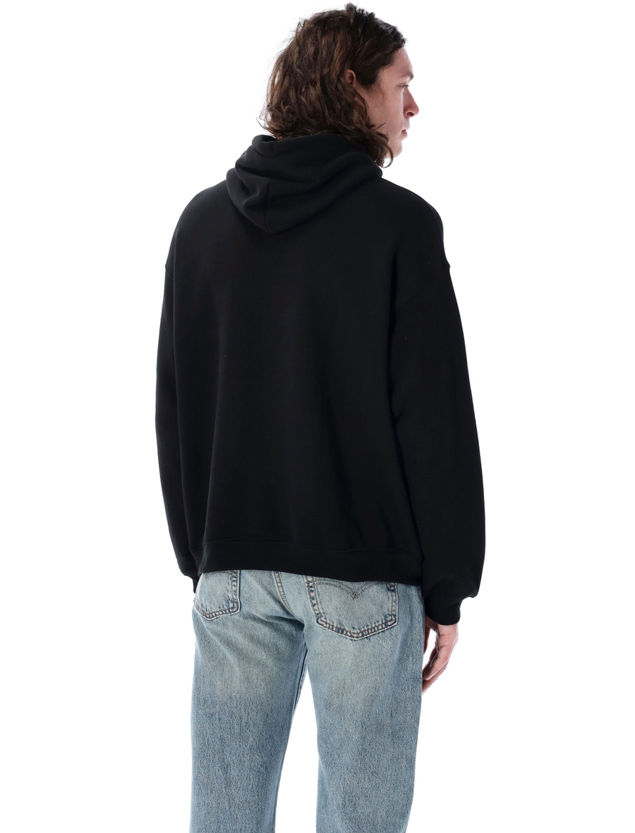 Loose fit Badge Accent hoodie - Spazio Pritelli