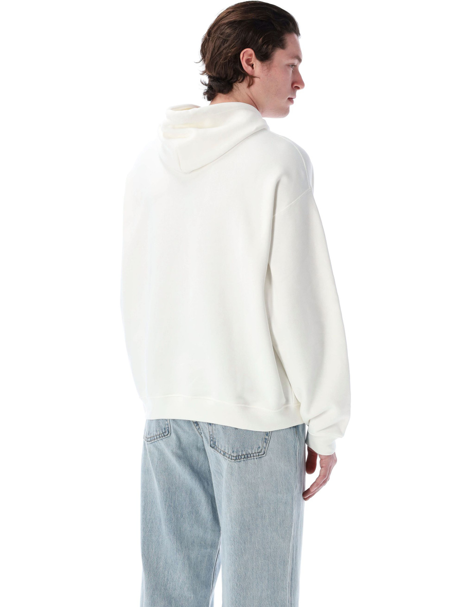 Loose fit Badge Accent hoodie - Spazio Pritelli