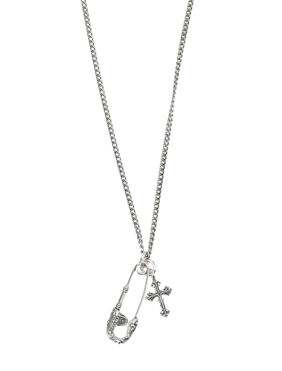 Necklace cross and pin - Spazio Pritelli