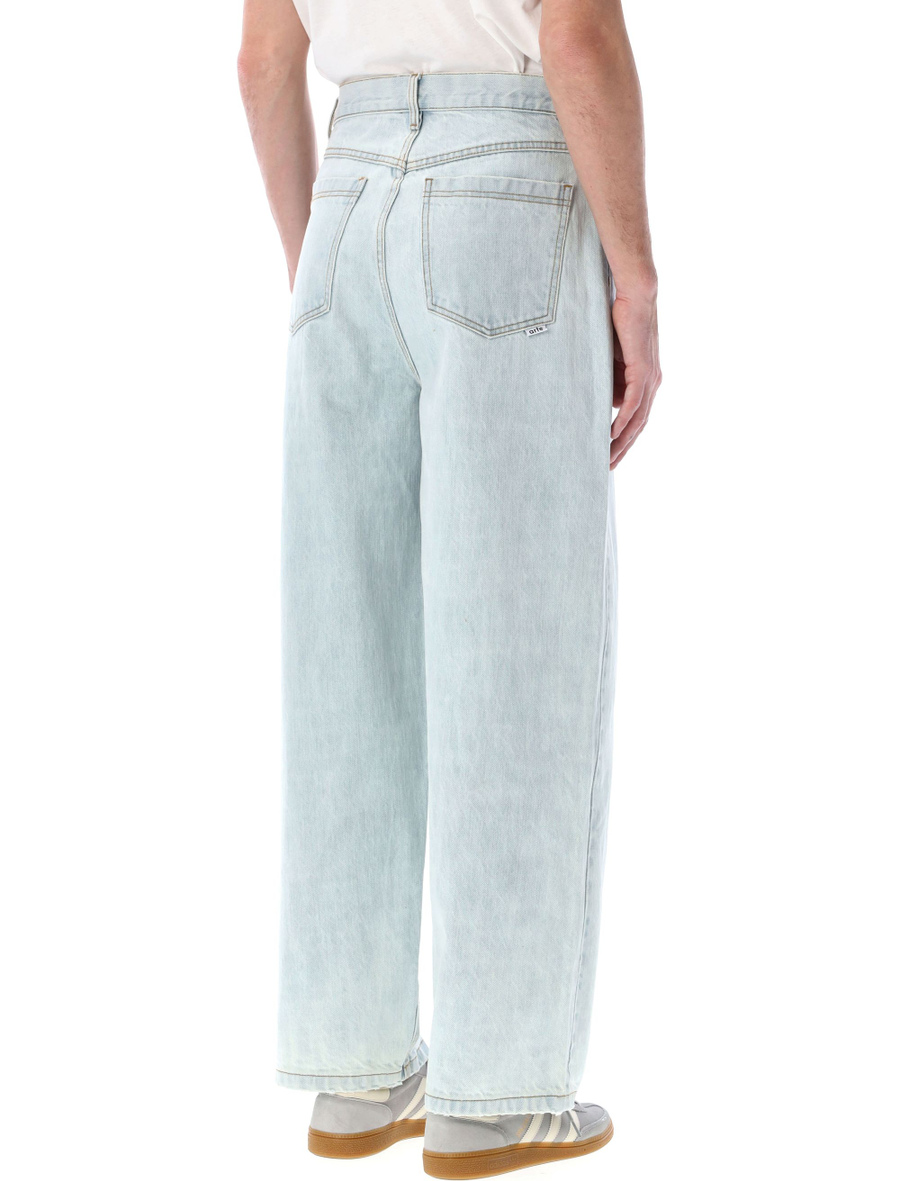 Wide denim pant - Spazio Pritelli
