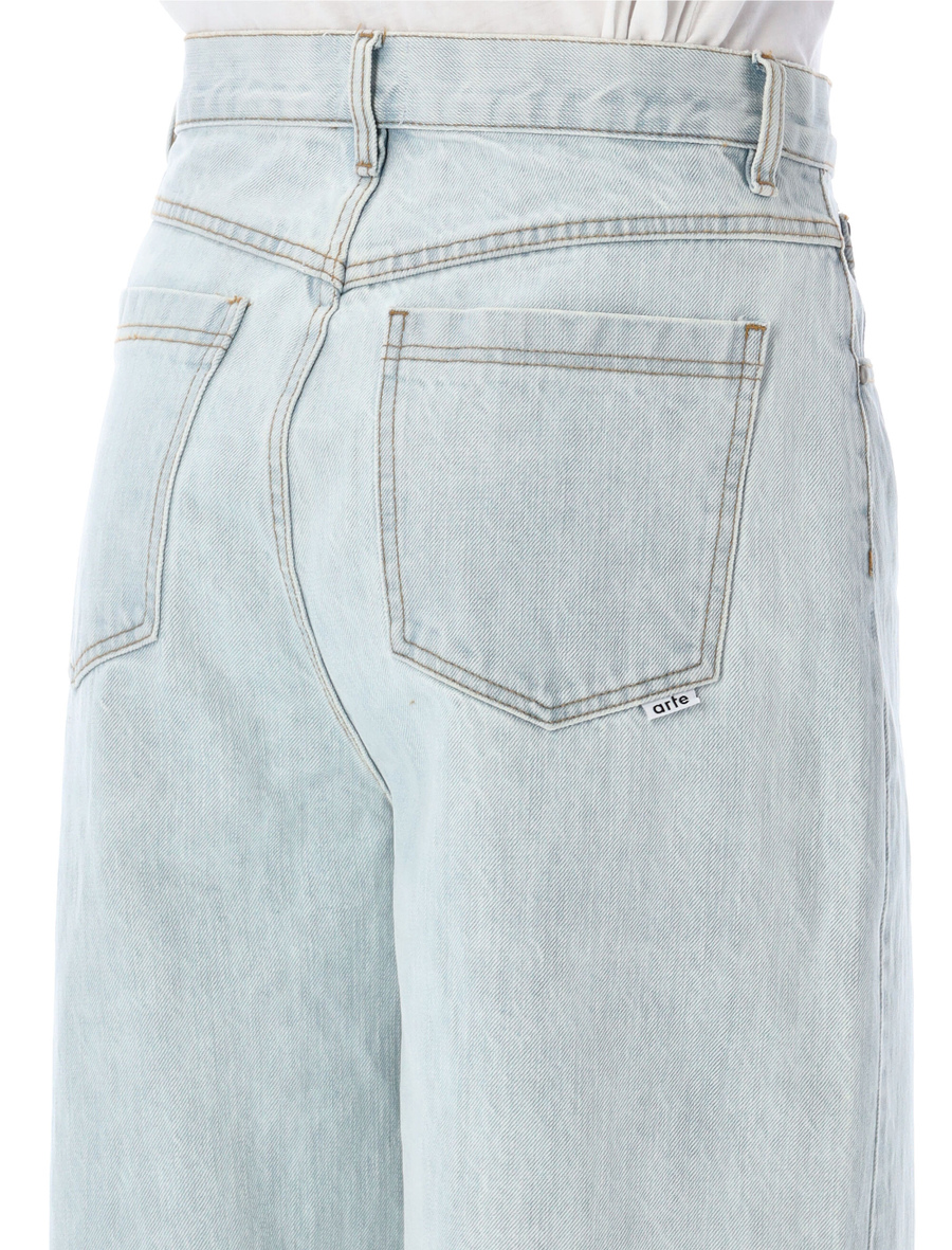 Wide denim pant - Spazio Pritelli