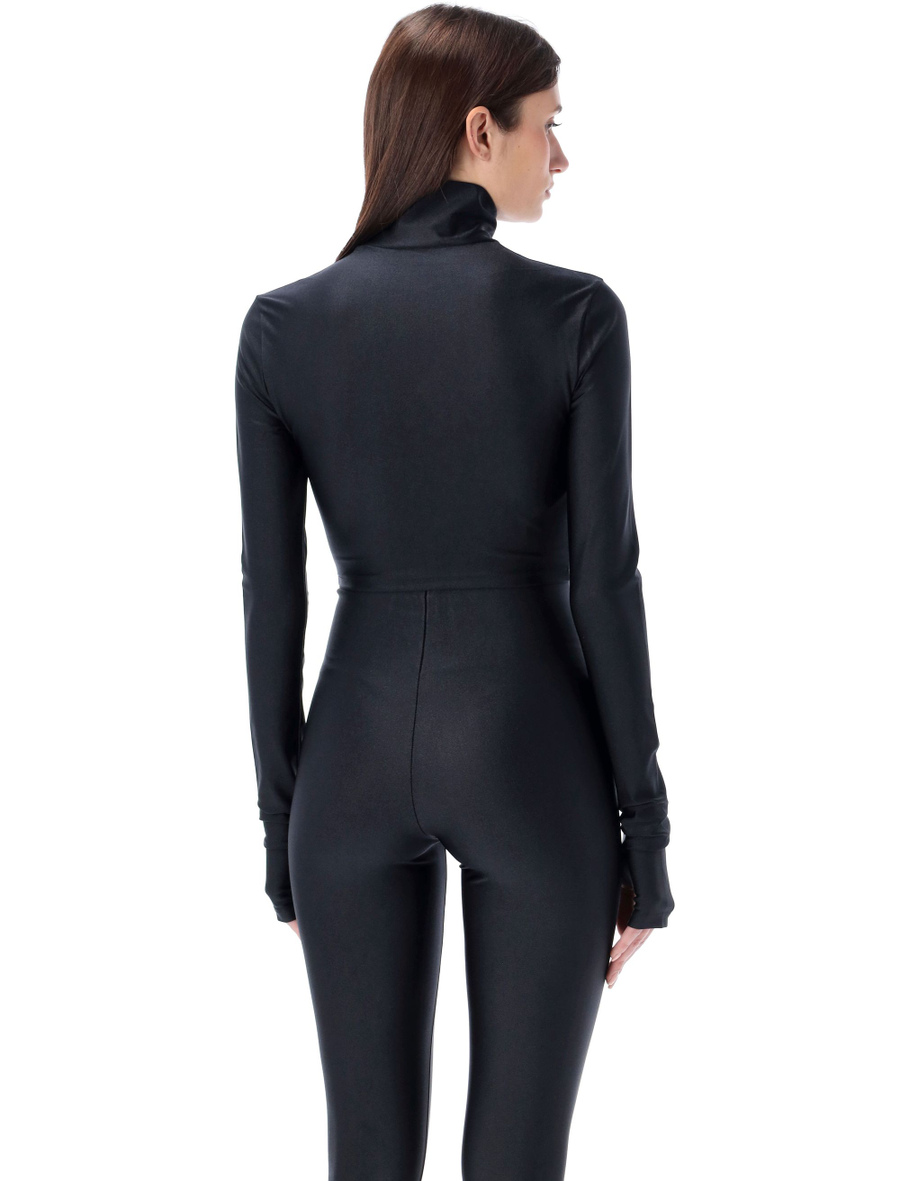 Turtleneck crop top - Spazio Pritelli