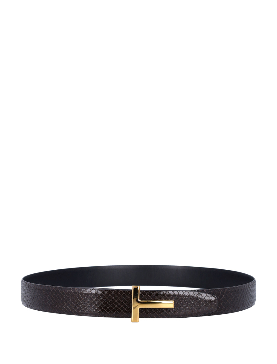 Printed Python belt - Spazio Pritelli