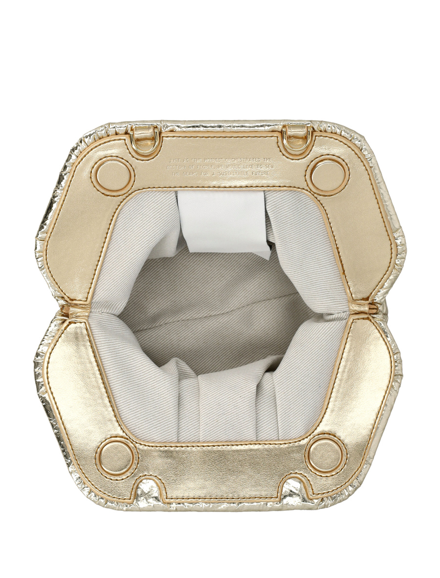 Gea clutch pineapple leather - Spazio Pritelli