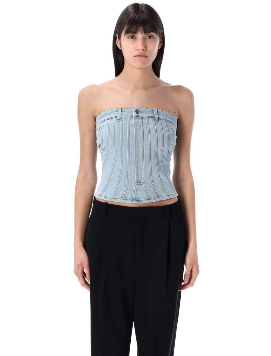 Denim bustier - Spazio Pritelli