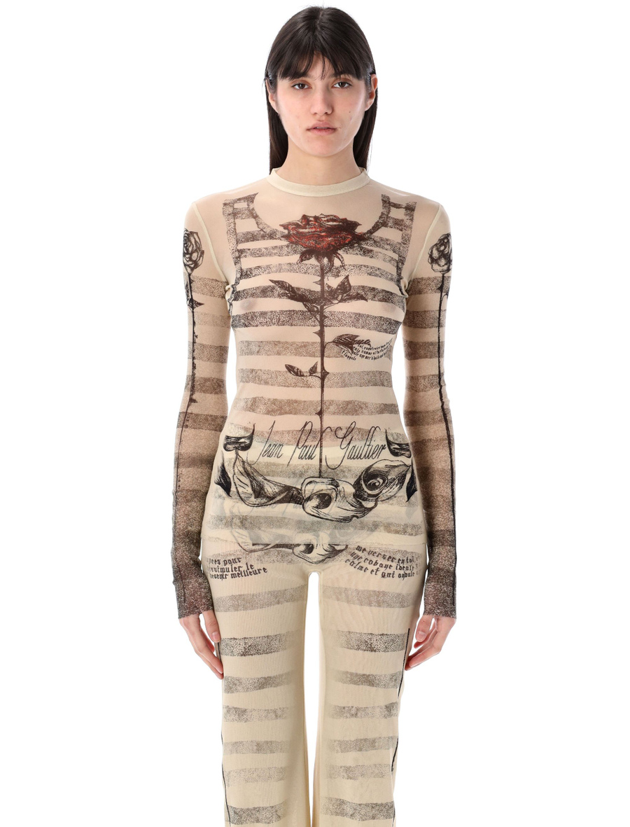 Mesh tatoo mariner top - Spazio Pritelli