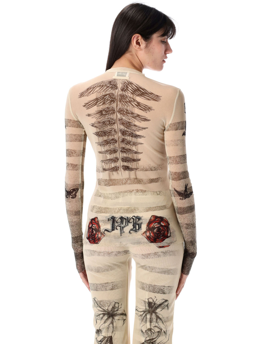 Mesh tatoo mariner top - Spazio Pritelli