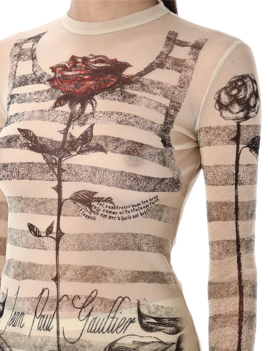 Mesh tatoo mariner top - Spazio Pritelli