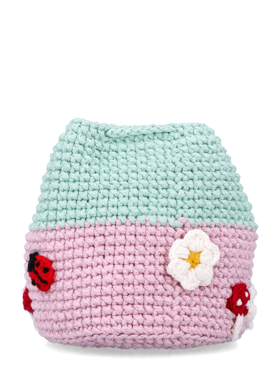 Kid - Toadstool house crocheted crossbody - Spazio Pritelli